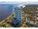 Aerial view of waterfront high-rise building at 3401 Bayshore Blvd # 1904, Tampa, FL 33629