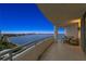 Spacious balcony overlooking the city skyline and bay at 3401 Bayshore Blvd # 1904, Tampa, FL 33629