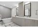 Elegant bathroom with double vanity, large soaking tub, and modern fixtures at 3401 Bayshore Blvd # 1904, Tampa, FL 33629