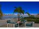 Relaxing fire pit area with water views and comfortable seating at 3401 Bayshore Blvd # 1904, Tampa, FL 33629