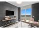 Home office with large window and city view at 3401 Bayshore Blvd # 1904, Tampa, FL 33629