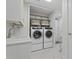Convenient laundry room with side-by-side washer and dryer, and additional storage at 3401 Bayshore Blvd # 1904, Tampa, FL 33629
