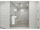 Large walk-in shower with glass enclosure and built-in seat at 3401 Bayshore Blvd # 1904, Tampa, FL 33629