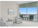 Relaxing sitting area with comfortable chairs and stunning water views at 3401 Bayshore Blvd # 1904, Tampa, FL 33629