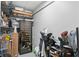 Storage room with shelving, wine cooler and space for sports equipment at 3401 Bayshore Blvd # 1904, Tampa, FL 33629
