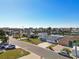 Neighborhood view showing a variety of homes and a canal at 545 Lillian Dr, Madeira Beach, FL 33708