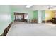 Bright living room with a view, currently under renovation at 545 Lillian Dr, Madeira Beach, FL 33708
