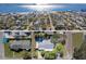 Property overview with water and city views in the background at 5626 28Th S Ave, Gulfport, FL 33707