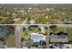 Bird's-eye view of the house and surrounding properties at 5626 28Th S Ave, Gulfport, FL 33707