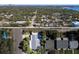 Aerial view showcasing the property's location and neighborhood context at 5626 28Th S Ave, Gulfport, FL 33707