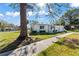 Single-story home with a spacious front yard and mature tree at 4666 Helena Ne St, St Petersburg, FL 33703