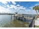 Private dock with lift, offering convenient boat access at 3606 Belle Vista E Dr, St Pete Beach, FL 33706