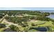 Aerial view of multiple baseball fields surrounded by lush greenery at 381 Estero Ct, Safety Harbor, FL 34695