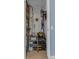 Organized storage room with various tools and supplies at 381 Estero Ct, Safety Harbor, FL 34695