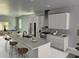 Modern kitchen with stainless steel appliances and an island at 4202 N 15Th St, Tampa, FL 33610