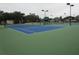 Well-maintained tennis court at 4351 Mallard Lake Dr, Spring Hill, FL 34609