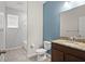 Clean bathroom, granite countertop, and a bathtub at 13557 Bee Tree Ct, Hudson, FL 34669