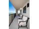 Peaceful balcony showcasing ocean views at 1660 Gulf Blvd # 803, Clearwater Beach, FL 33767