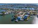 Wide aerial view of property and surrounding area at 17410 1St E St, Redington Shores, FL 33708