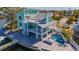 Two-story waterfront home with pool and spa at 17410 1St E St, Redington Shores, FL 33708