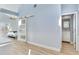 Modern bathroom with a glass shower and white cabinets at 17410 1St E St, Redington Shores, FL 33708