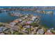 Waterfront home view, showcasing canal access at 402 161St Ave, Redington Beach, FL 33708