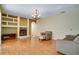 Spacious living room with hardwood floors and fireplace at 12922 Prestwick Dr, Riverview, FL 33579
