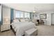 Main bedroom with king-size bed and ocean view at 17920 Gulf Blvd # 1205, Redington Shores, FL 33708