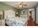 Spacious bedroom with a comfortable bed and ample closet space at 2447 Ecuadorian Way # 1, Clearwater, FL 33763