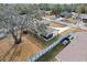 High-angle view of house, yard, and neighborhood at 3324 Harrow Road, Spring Hill, FL 34606