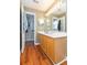 Double vanity bathroom with wood cabinets and shower access at 25028 Hyde Park Blvd, Land O Lakes, FL 34639