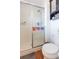 Shower stall with glass door and neutral decor at 25028 Hyde Park Blvd, Land O Lakes, FL 34639