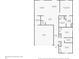 Detailed floor plan showcasing a spacious layout with two bedrooms, two bathrooms, and a two-car garage at 6807 King Creek Dr, Sun City Center, FL 33573