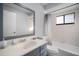 Clean bathroom, featuring a shower/tub combo and vanity at 8482 60Th N St # 802, Pinellas Park, FL 33781