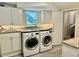 Laundry room with LG washer and dryer, and ample counter space at 1003 Beverly Ave, Largo, FL 33770