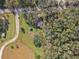 Aerial view of property and surrounding farmlands at 3106 E Trapnell Rd, Plant City, FL 33566