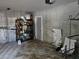 Ready-to-use garage with built-in shelving and ample space for storage at 3410 Minnow Creek Dr, Hernando Beach, FL 34607