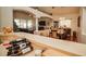 Kitchen with view into the adjacent dining room and living areas at 4219 Beaumont Loop, Spring Hill, FL 34609