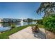Relax by the pond on this peaceful bench at 5817 Park N St # 204, St Petersburg, FL 33709