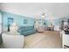Open living space with tile floors and a view of the dining area at 5820 43Rd N Ter # 1403, St Petersburg, FL 33709
