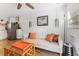 Bright living room with modern decor, a comfortable sofa, and warm, inviting accents at 727 53Rd N Ter, St Petersburg, FL 33703