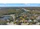 Wide view of neighborhood with houses and lakes at 9151 Rockrose Dr, Tampa, FL 33647