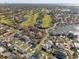 Aerial view of community near golf course and waterfront at 1630 Royal Palm S Dr # A, St Petersburg, FL 33707