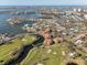 Aerial view of community near golf course and waterfront at 1630 Royal Palm S Dr # A, St Petersburg, FL 33707