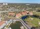 Aerial view of community near golf course and waterfront at 1630 Royal Palm S Dr # A, St Petersburg, FL 33707