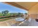 Relaxing balcony with outdoor seating overlooking a waterway at 1630 Royal Palm S Dr # A, St Petersburg, FL 33707