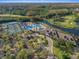 Community clubhouse with pool, tennis courts, and parking at 19301 Sandy Springs Cir, Lutz, FL 33558
