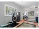 Bright exercise room with elliptical machine and plenty of natural light at 19301 Sandy Springs Cir, Lutz, FL 33558