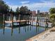 Private dock with access to open water at 4010 Belle Vista Dr, St Pete Beach, FL 33706