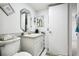 Small bathroom with single vanity and toilet at 4650 Bay Blvd # 1046, Port Richey, FL 34668